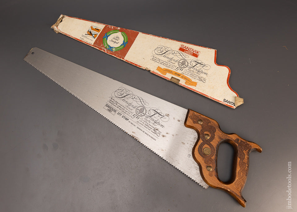 Extra Fine SANDVIK Hand Saw Rip - 114186 – Jim Bode Tools