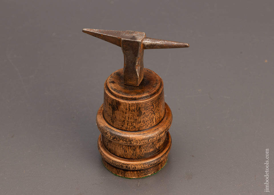Pretty Jeweler’s, Watch Maker’s Anvil on Fancy Base 4 3/4 Inches Tall - 114190