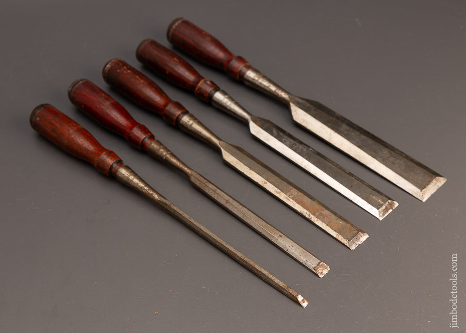 Chisel Minus Crisp Set of STANLEY No. 720 Chisels 5 Chisels - 114195 – Jim Bode Tools