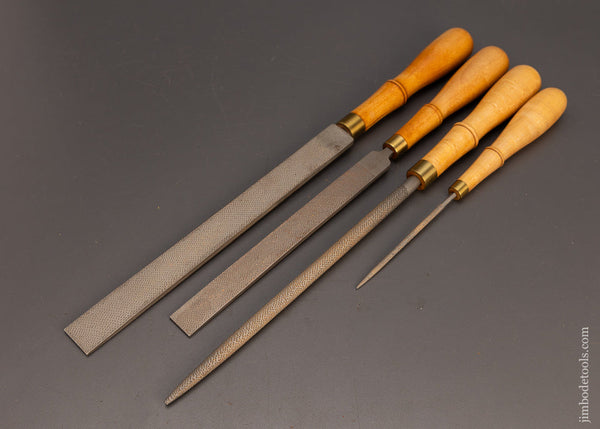 Unused & Discontinued Set of 4 LIE NIELSEN AURIOU Rasps - 114211