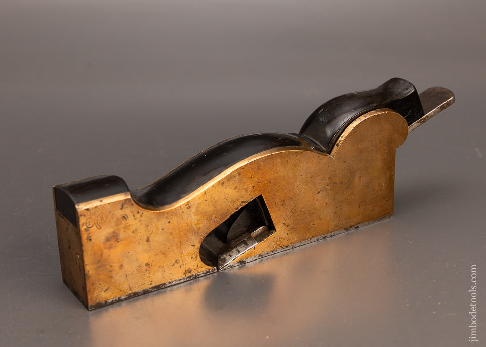 Gorgeous MILLER (Unmarked) Ebony Infill Gunmetal Shoulder Plane - 114249