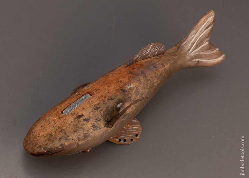 Cool Catfish Fish Decoy by Rob’t. Lindner, Clarence, N.Y. - 114279