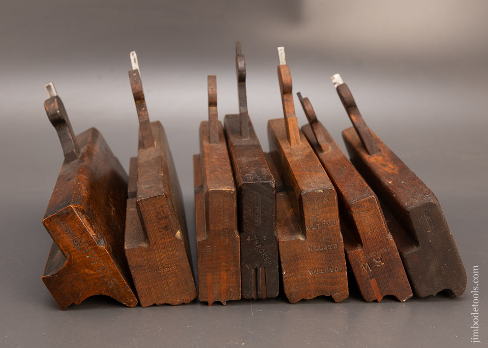 7 Very Clean 19th Century Moulding Planes - 114289