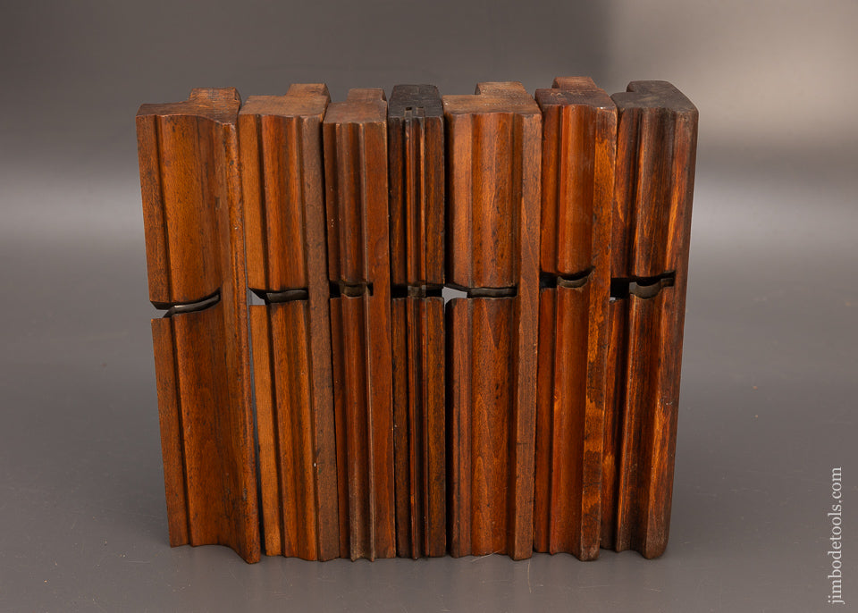 7 Very Clean 19th Century Moulding Planes - 114289