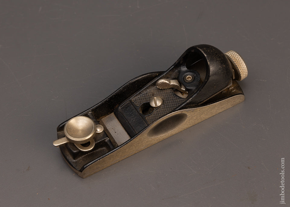 Extra Fine STANLEY No. 60 1/2 Low Angle Block Plane with Adjustable Mouth Used Once! - 114317