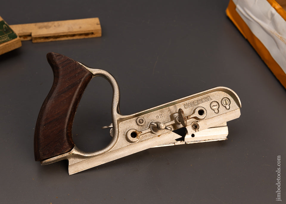 100% Complete Near Mint STANLEY No. 50 Combination Plow Plane - 114328