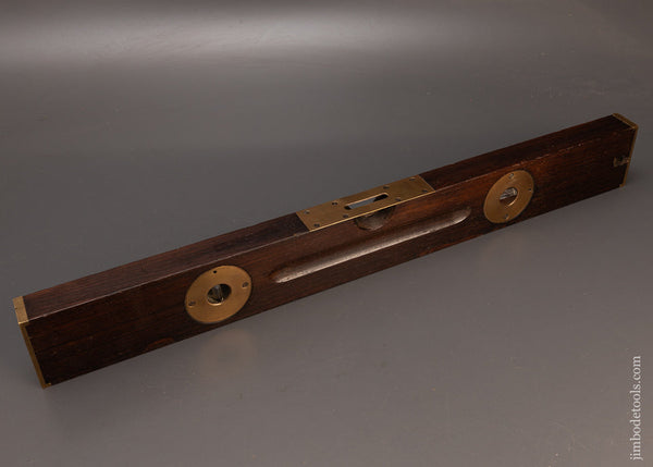 Solid Rosewood Plumb & Level H.S.B. CO. O.V.B. No. 100 - 114347