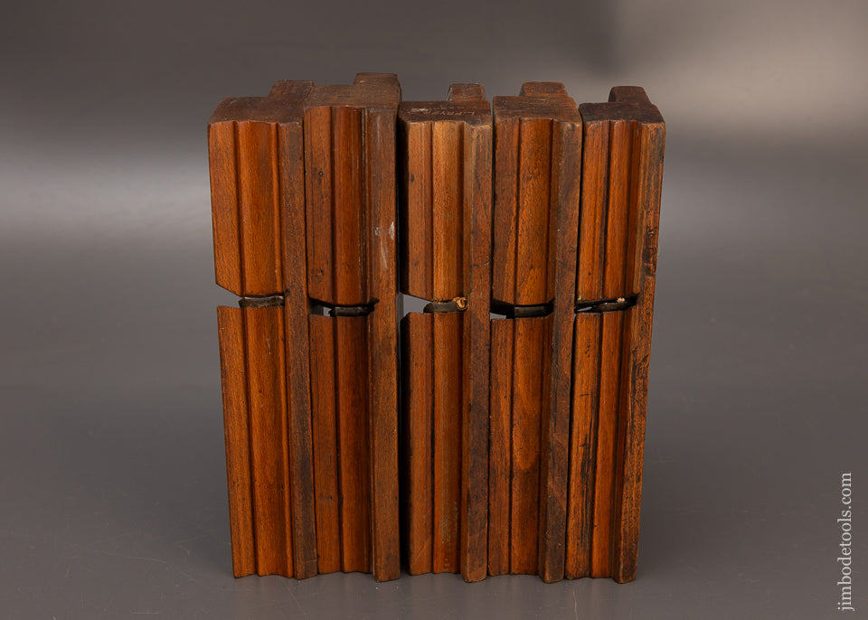 5 Fine Wooden Moulding Planes - 114364
