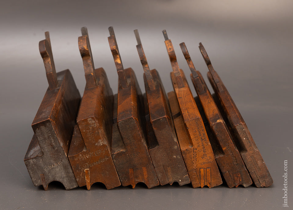 Good Working Graduated Set of Side Bead Moulding Planes - 114409