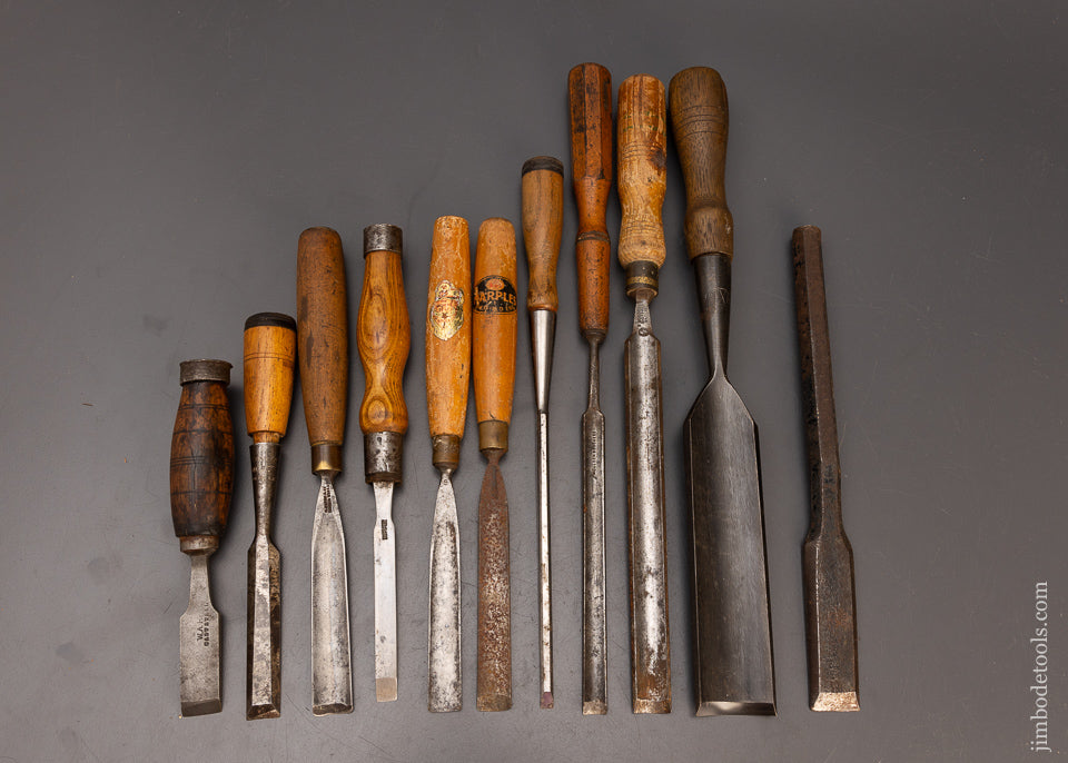 11 Good Chisels Various Makers - 114444