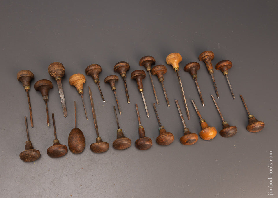 Primitive Gravers Nice Set of 25 Gravers Engraving Tools - 114445 – Jim Bode Tools