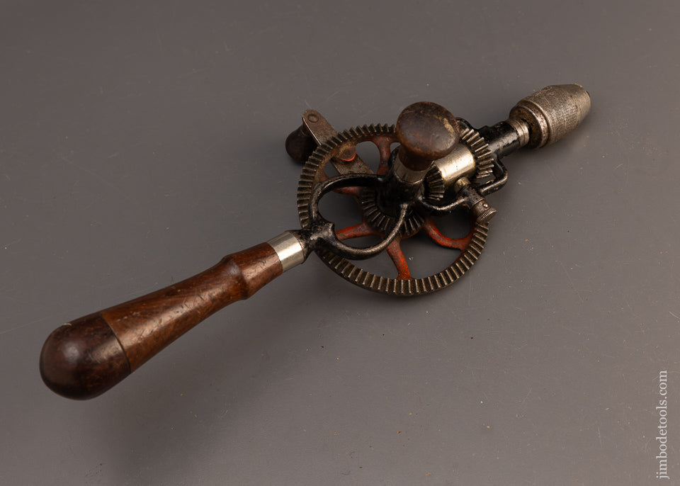 Rosewood 1896 Patent GOODELL PRATT 2 Speed Hand Drill - 114449