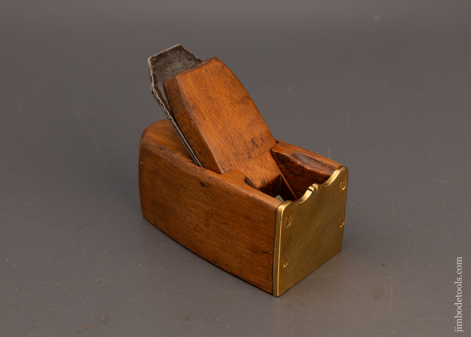 Brass Faced Bull Nose Coffin Smooth Plane - 114486