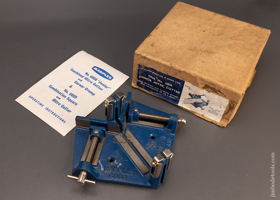 MARPLES No. 6808 Jumior Miter Cutter Near Mint in Box - 114510