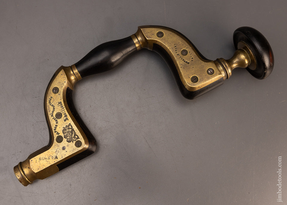Beautiful Gunmetal & Ebony Ultimatum Brace by ALFRED RIDGE - 114514