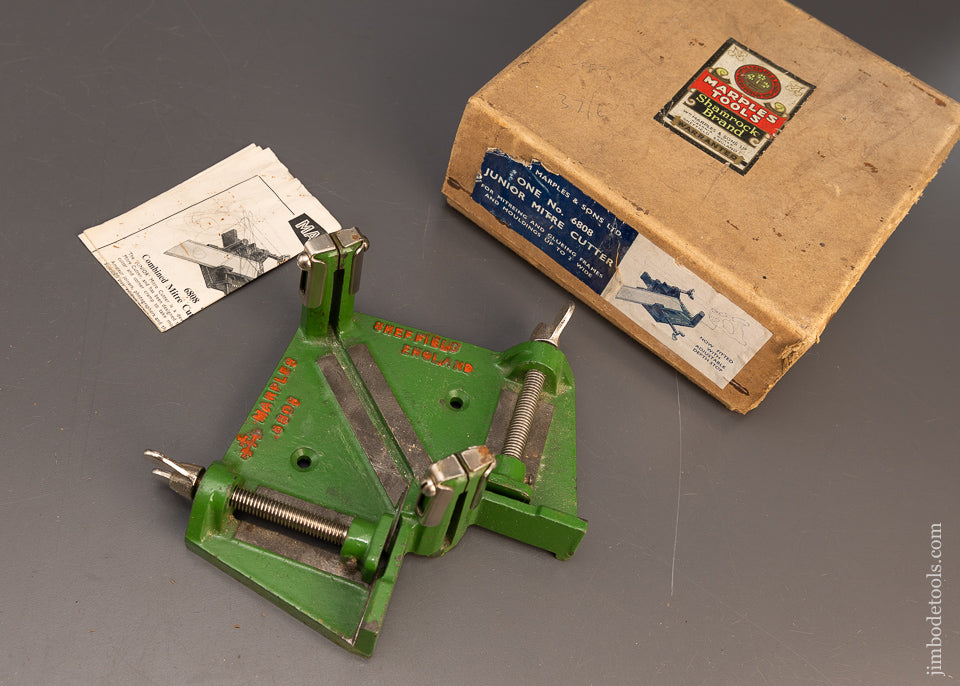 MARPLES No. 6808 Junior Mitre Cutter Miter Near Mint in Box - 114525