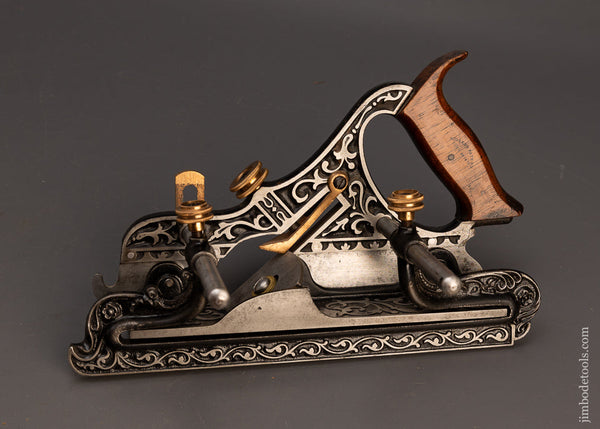 Stunning Ornate STANLEY No. 41 MILLER’S PATENT Plow Plane with Filletster Bed - 114529