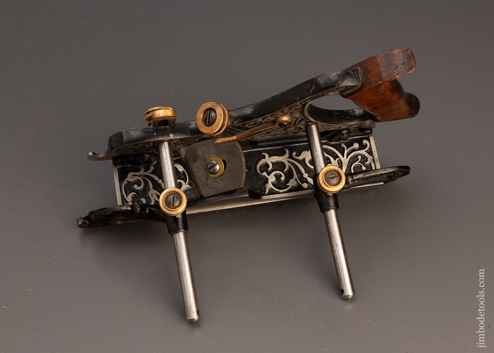 Stunning Ornate STANLEY No. 41 MILLER’S PATENT Plow Plane with Filletster Bed - 114529