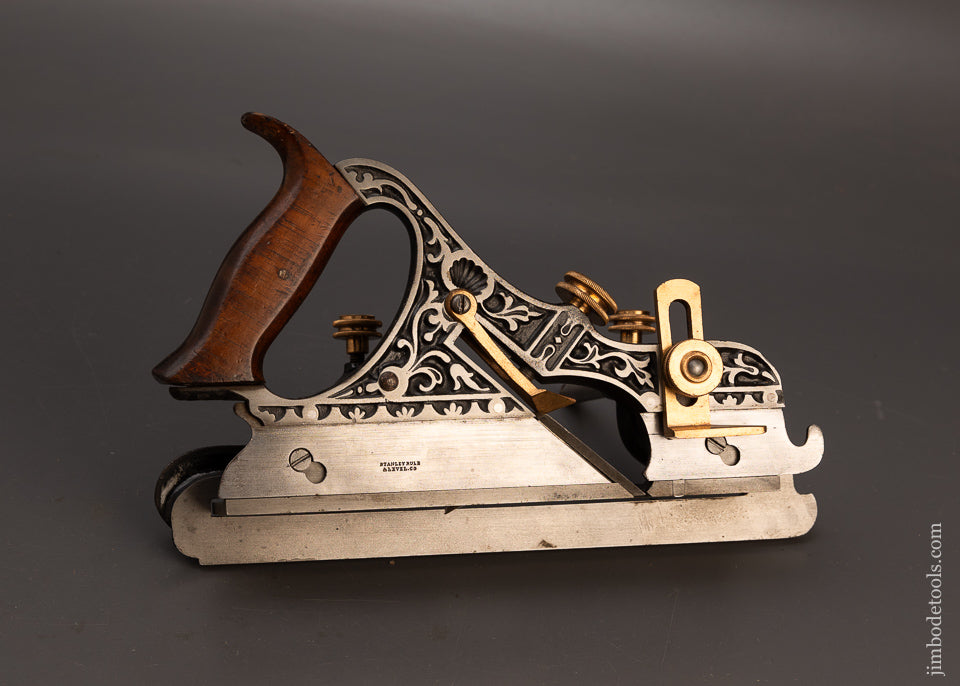 Stunning Ornate STANLEY No. 41 MILLER’S PATENT Plow Plane with Filletster Bed - 114529