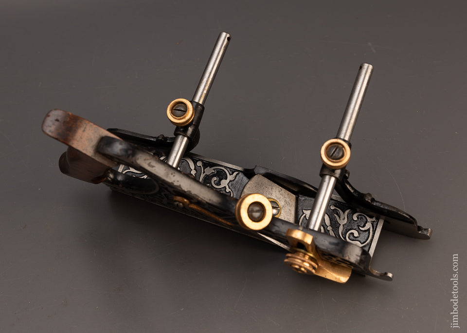 Stunning Ornate STANLEY No. 41 MILLER’S PATENT Plow Plane with Filletster Bed - 114529