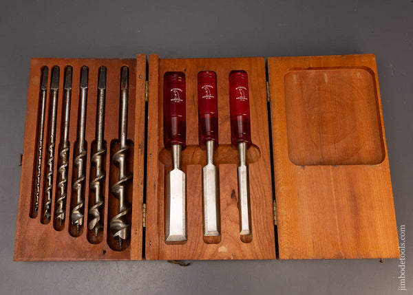 Amazing Mint in Box WITHERBY Chisel & Bit Set in Original Box - 114557