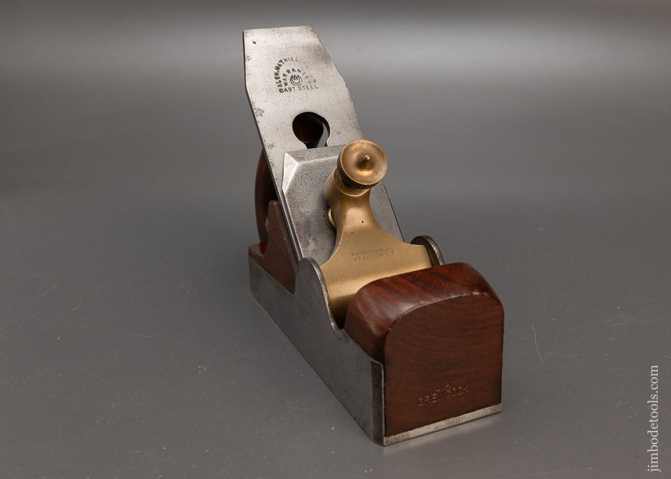 Gorgeous MATHIESON Dovetailed Steel Rosewood Infill No. 844 Smooth Plane - 114686