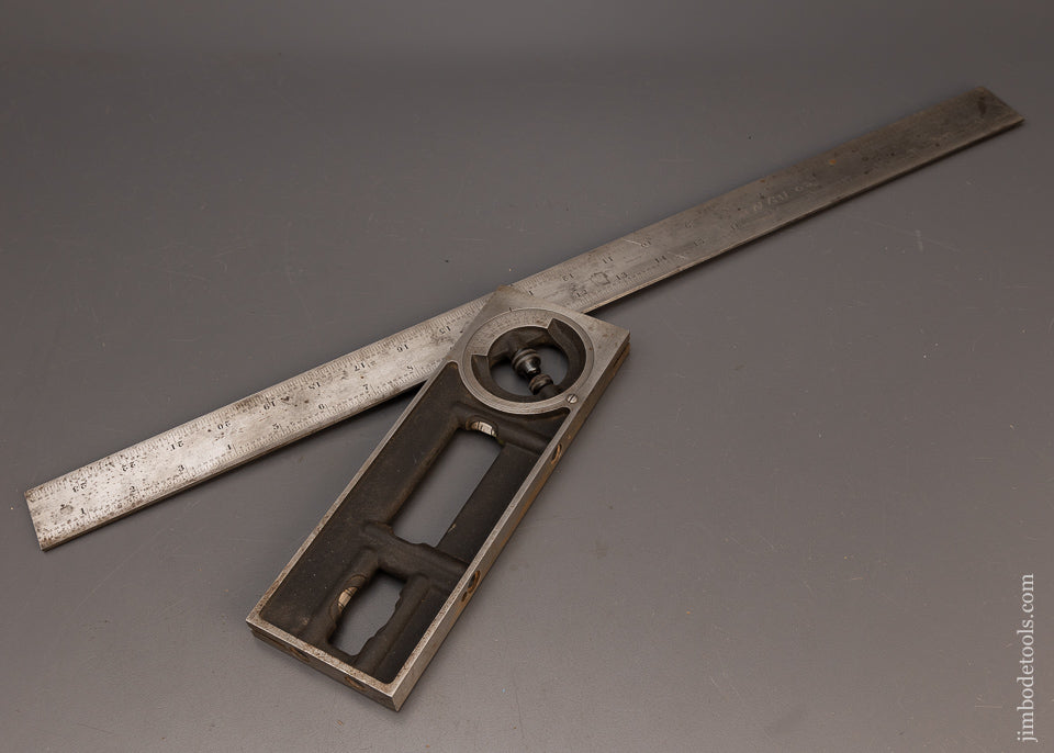 24 Inch STARRETT No. 439 Builder’s Square & Protractor - 114728