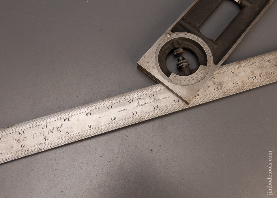 24 Inch STARRETT No. 439 Builder’s Square & Protractor - 114728
