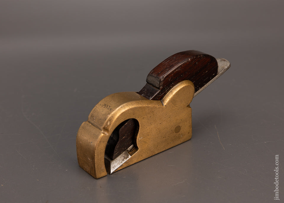 SPIERS No. 11 Gunmetal Bullnose Rabbet Plane with Rosewood Infill - 114730