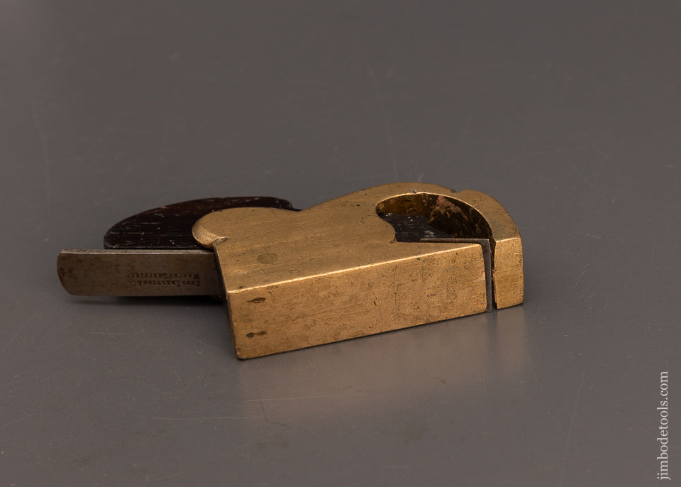 SPIERS No. 11 Gunmetal Bullnose Rabbet Plane with Rosewood Infill - 114730