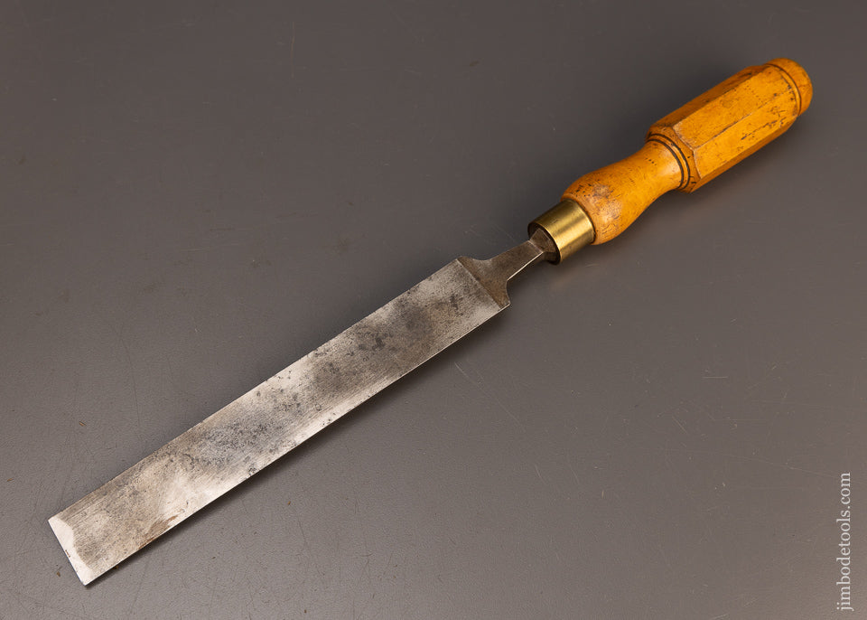 Stunning Boxwood Handled Long, Thin Paring Chisel by I. SORBY - 114740