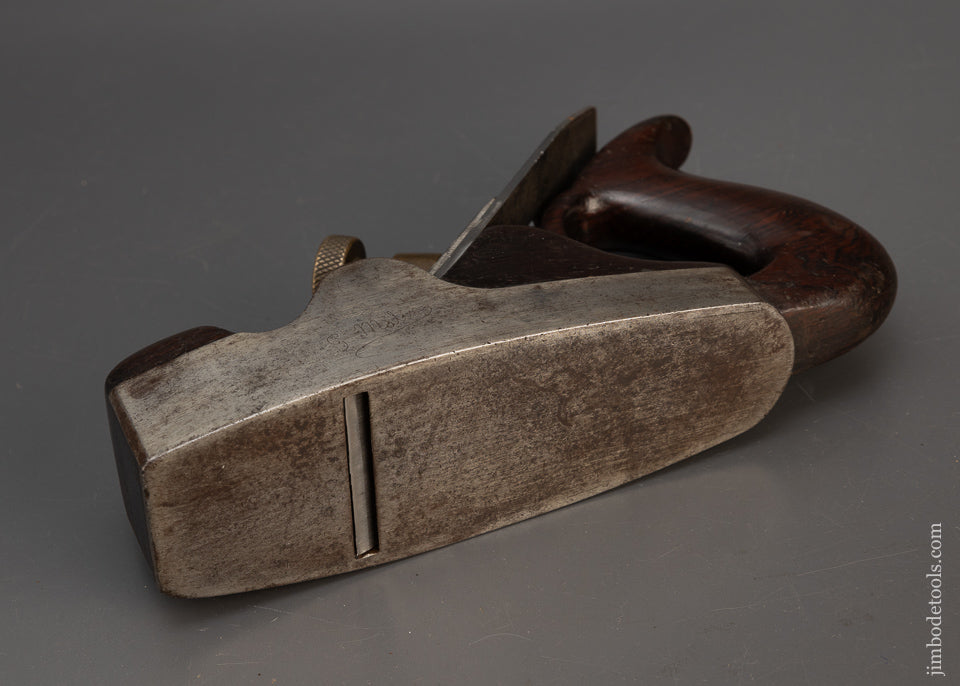 Uncommon SPIERS No. 7 “D” Handled Dovetailed Rosewood Infill Smooth Plane - 114742