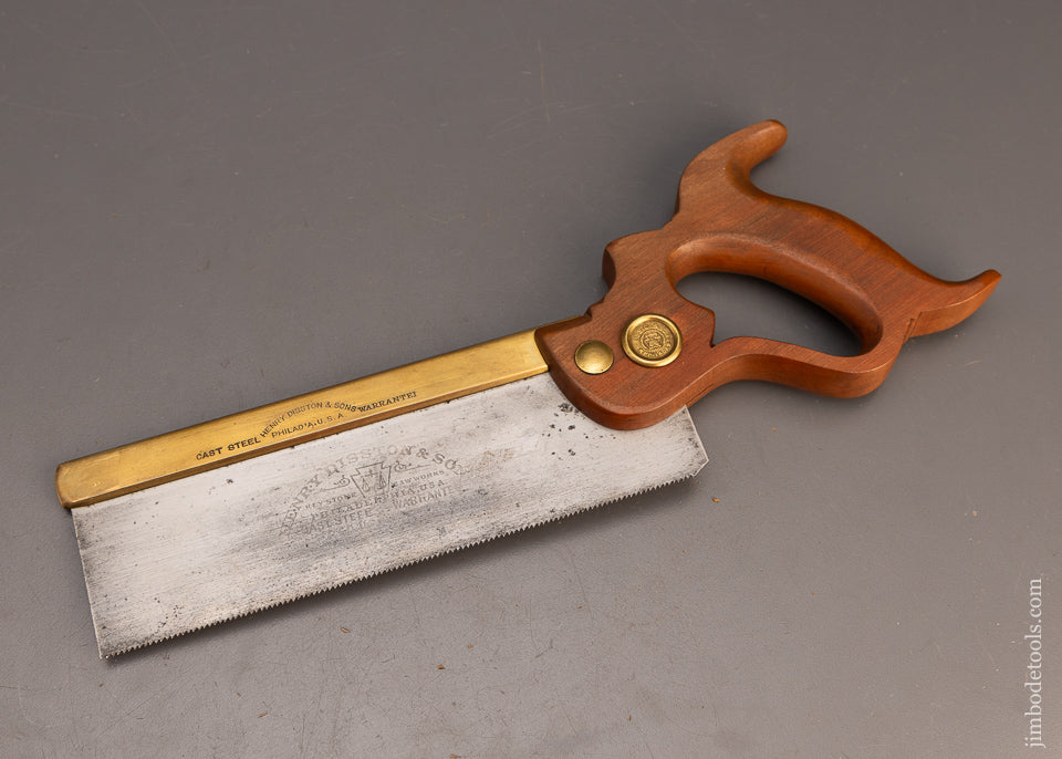 Very Rare & Fine Just Sharpened DISSTON No. 5 Dovetail Saw 8 Inch - 114792