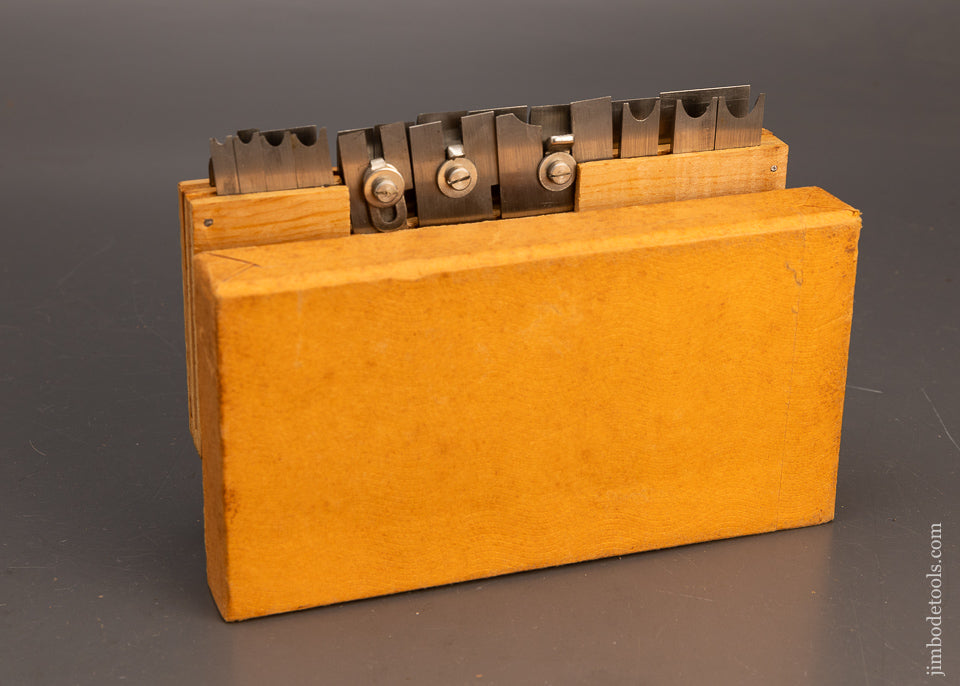 Near Mint 100% Complete STANLEY No. 45 Combination Plane in Original Box - 114834