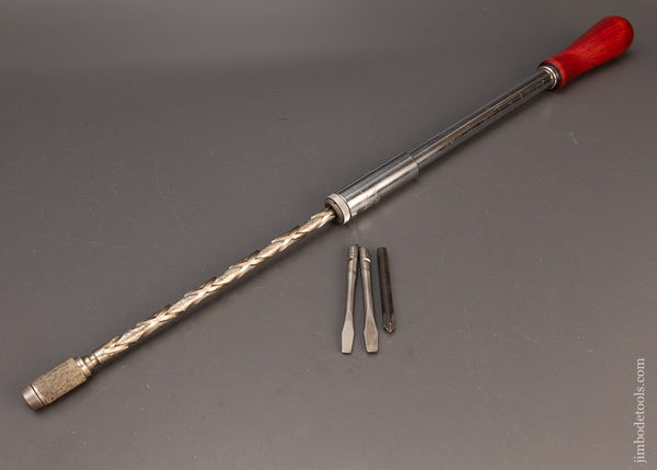 STANLEY YANKEE No. 131A Drill with 3 Bits - 114903