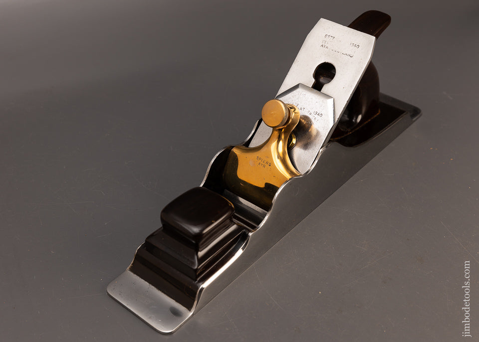 Sparkling SPIERS 15 1/2 Inch Dovetailed Steel Rosewood Infill Panel Plane - 114953