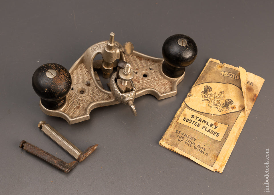 100% Complete STANLEY No. 71 Router Plane - 114961