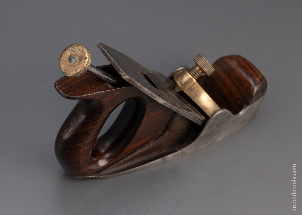 Excellent Pre-War NORRIS No. A50 Rosewood Infill Smooth Plane - 114994