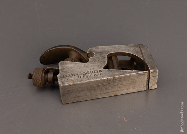 Fine RECORD No. 077A Bullnose Rabbet Plane with Adjustable Mouth - 115 ...