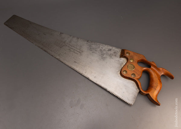Premium Early DISSTON D8 Thumb Hole Rip Hand Saw - 115103