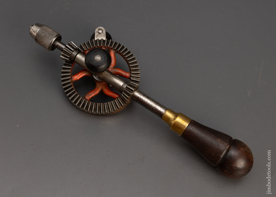 GOODELL-PRATT Eggbeater Hand Drill with Rosewood Handles - 115155