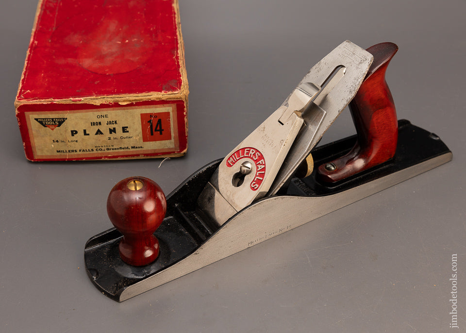 MILLERS FALLS No. 14 Jack Plane Mint in Box - 115169