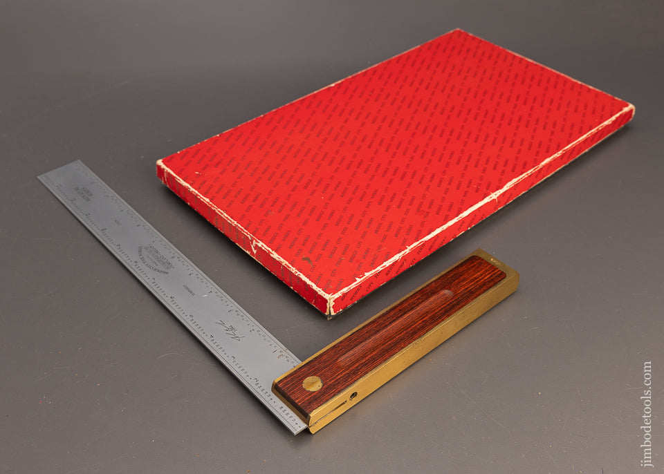 BRIDGE CITY TOOL WORKS No. AS-14 Adjustable Try Square Near Mint in Box - 115224