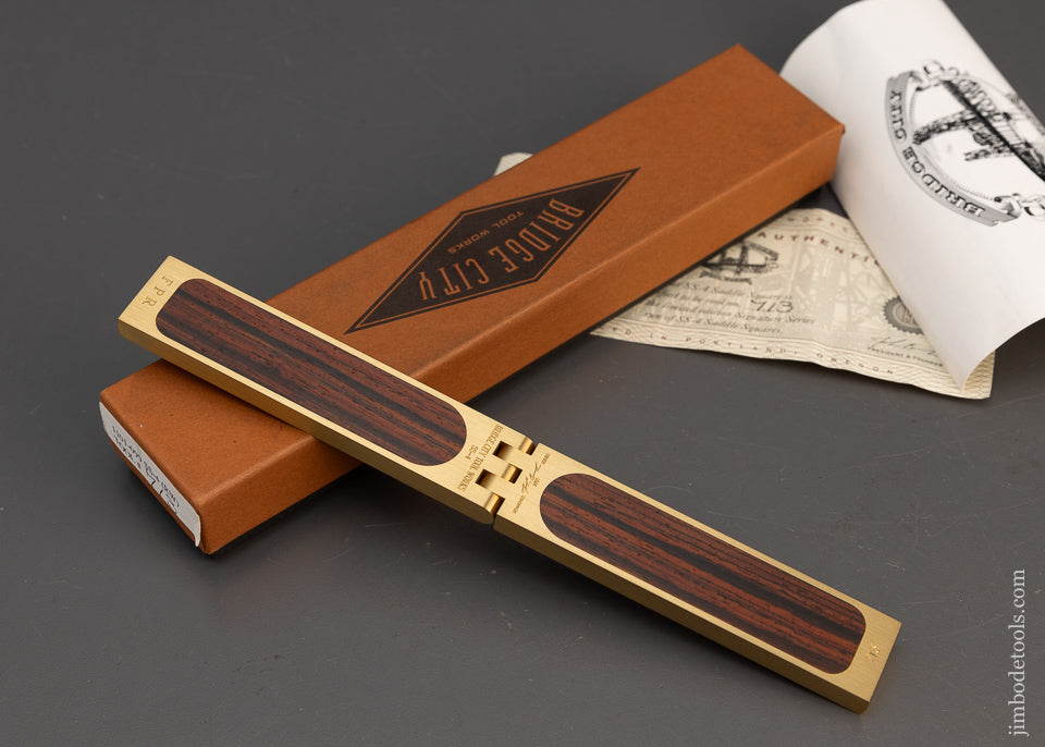BRIDGE CITY TOOL WORKS SS-4 Saddle Square Mint in Box - 115373
