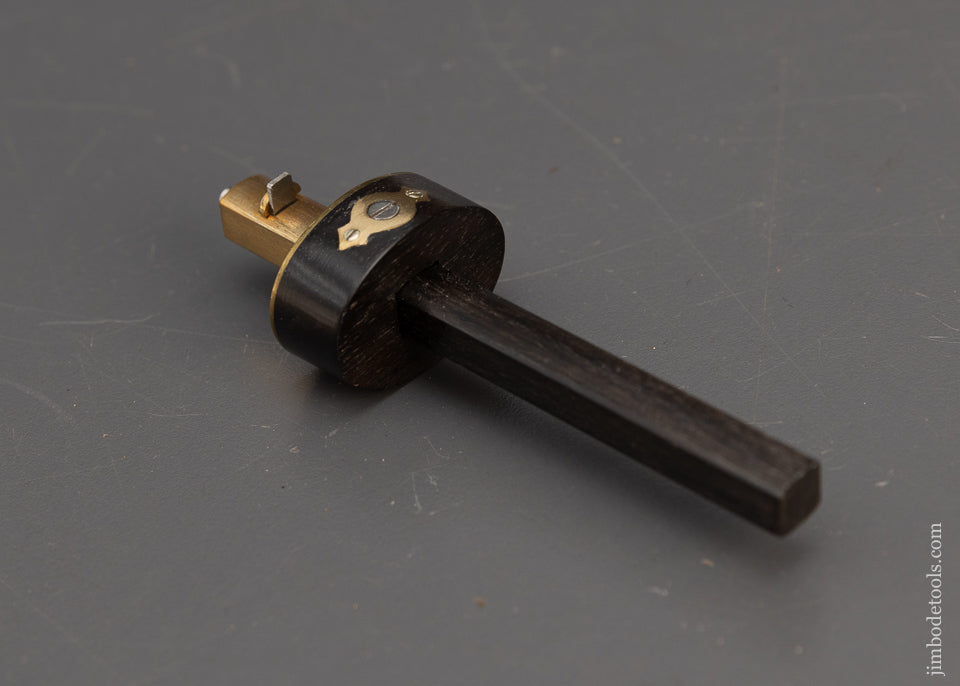 Spectacular Miniature MARPLES Ebony Slitting Gauge by PAUL HAMLER - 115395