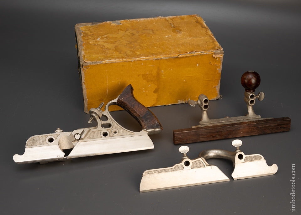Near Mint STANLEY No. 45 Combination Plane 100% Complete in Original Box - 115418