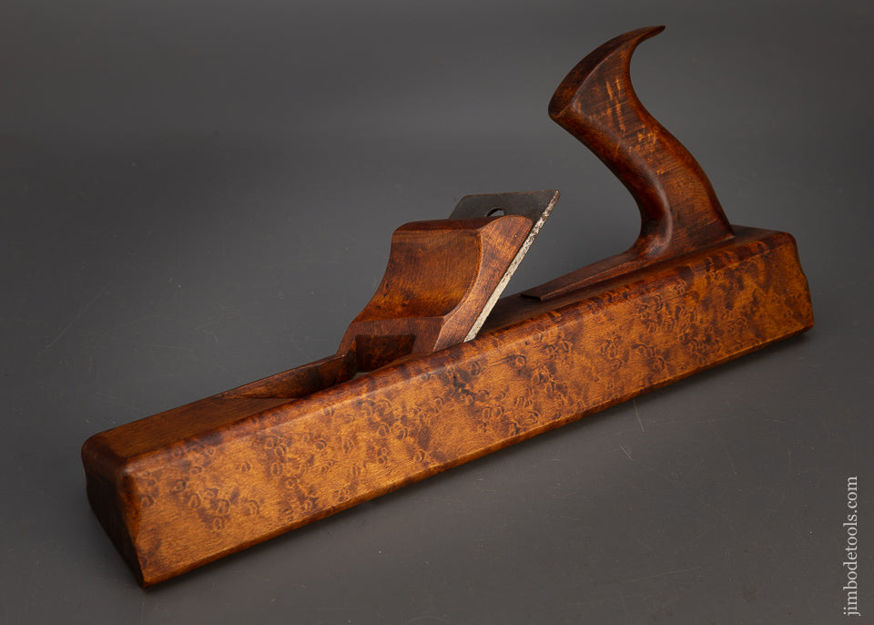 LEON ROBBINS Right-Handed Birdseye Maple Panel Raiser Plane - 115437
