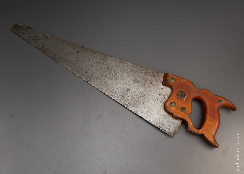 Straight  Sharp DISSTON. No. D-7 Hand Saw - 115620
