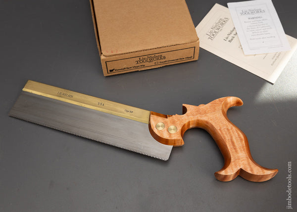 LIE NIELSEN Brass Back Dovetail Saw Mint in Box - 115504
