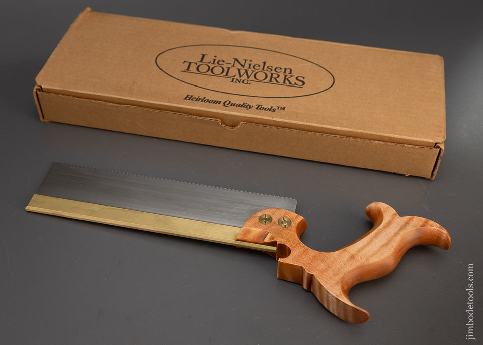 LIE NIELSEN Brass Back Dovetail Saw Mint in Box - 115504